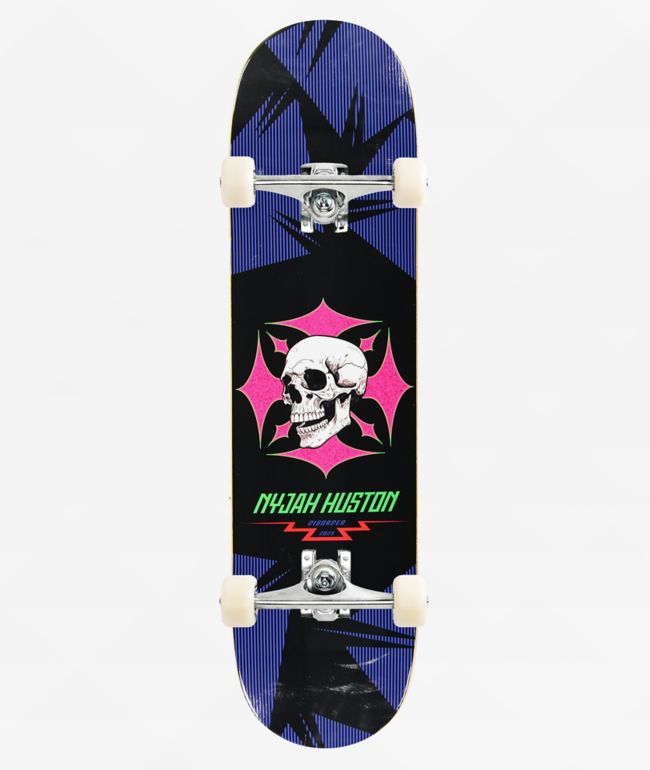 Disorder Nyjah Brigade 8.0" Assembled Skateboard Complete - Disorder Skateboards