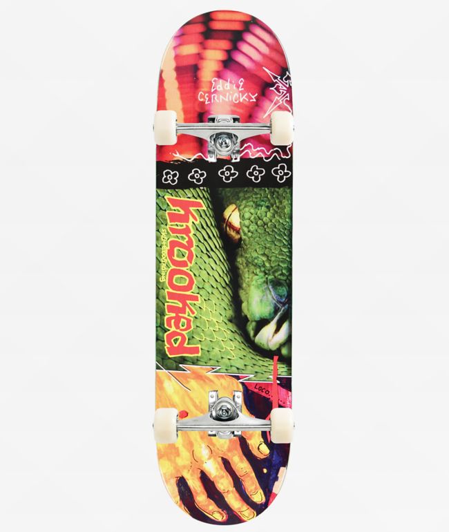 Krooked Cernicky Snake Bite 8.38" Assembled Skateboard Complete - Krooked Skateboards