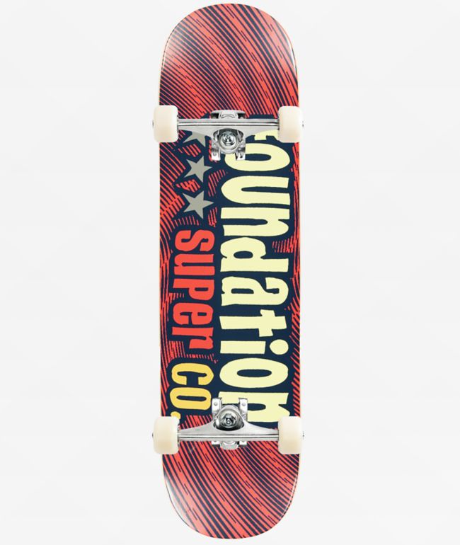Foundation 3 Star Reverb 8.13" Assembled Skateboard Complete - Foundation Skateboards