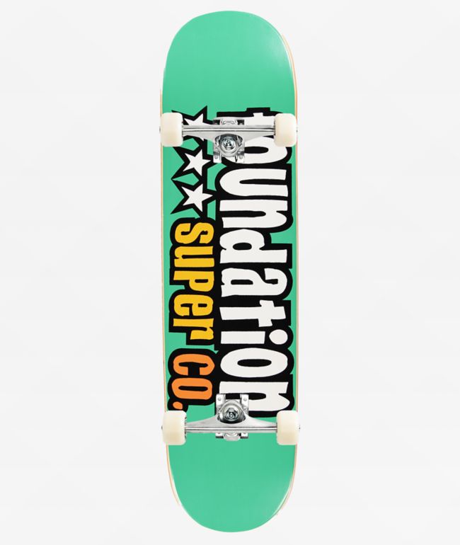 Foundation 3 Star 7.88" Assembled Skateboard Complete - Foundation Skateboards