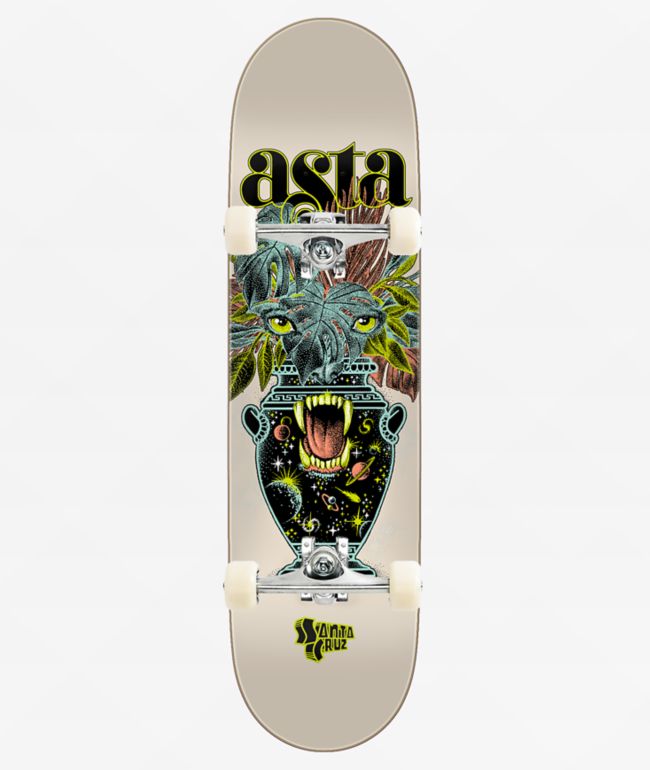 Santa Cruz Asta Cosmic Eyes Twin 8.25" Assembled Skateboard Complete - Santa Cruz Skate