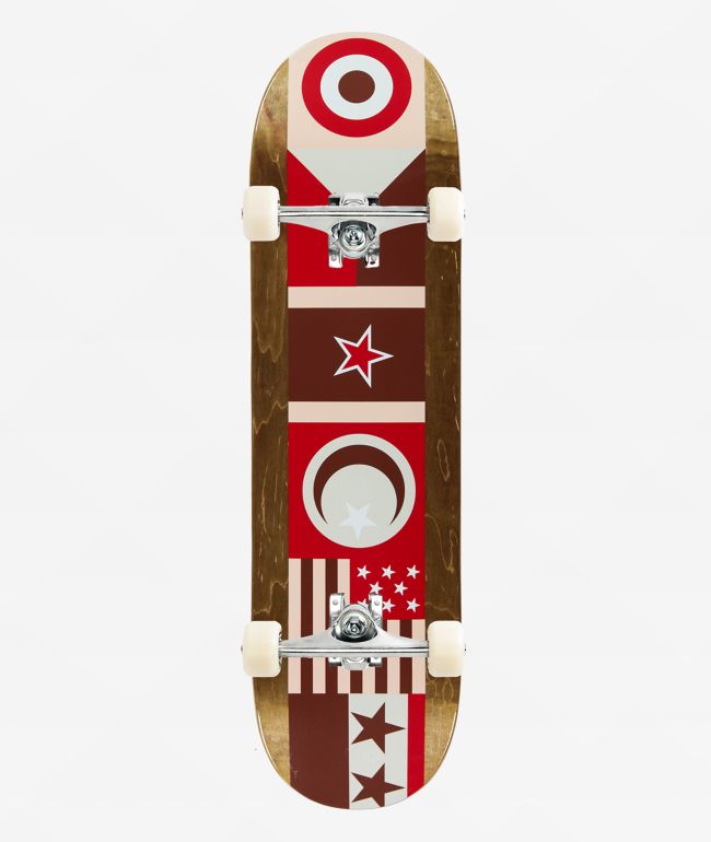Chocolate Trahan Flags 8.5" Assembled Skateboard Complete - Chocolate Skateboards