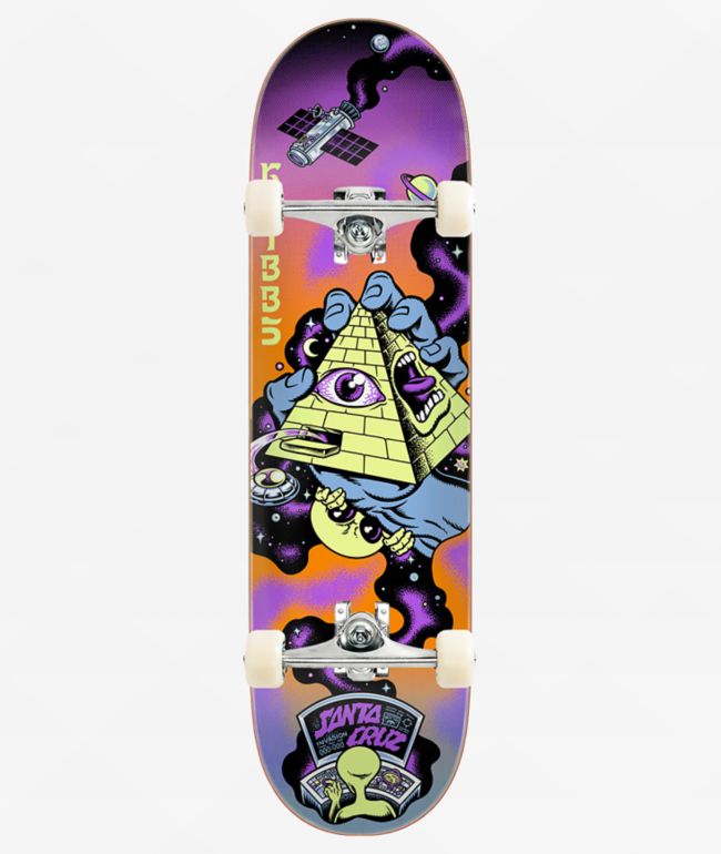 Santa Cruz Knibbs Invasion Hand 8.5" Assembled Skateboard Complete - Santa Cruz Skate