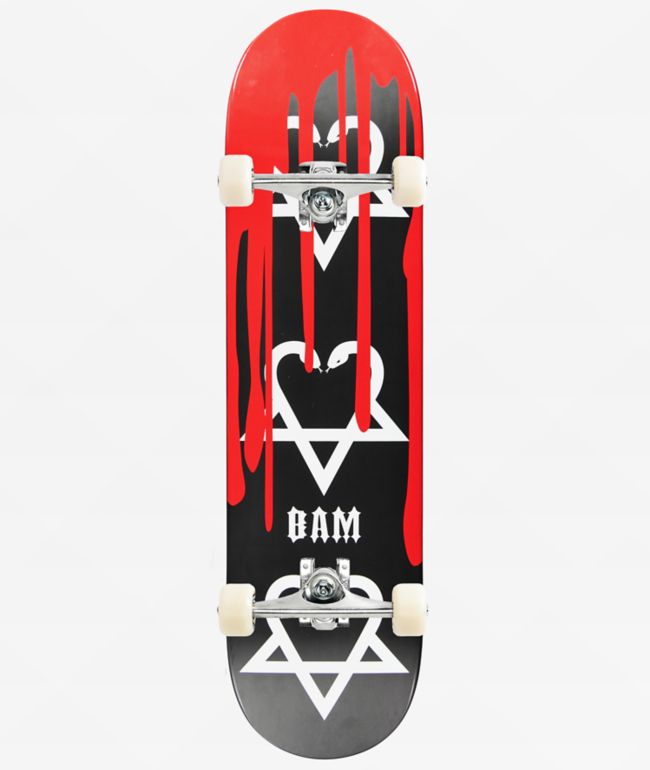 Zero Bam Snake-A-Gram 8.25" Assembled Skateboard Complete - Zero