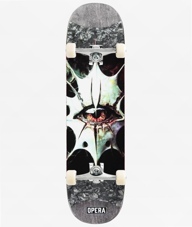 Opera Evil Eye Pop Slick Twin 8.25" Assembled Skateboard Complete - Opera Skateboards