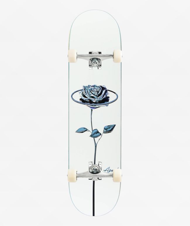 April Chrome Rose 8.0" Assembled Skateboard Complete - April Skateboards