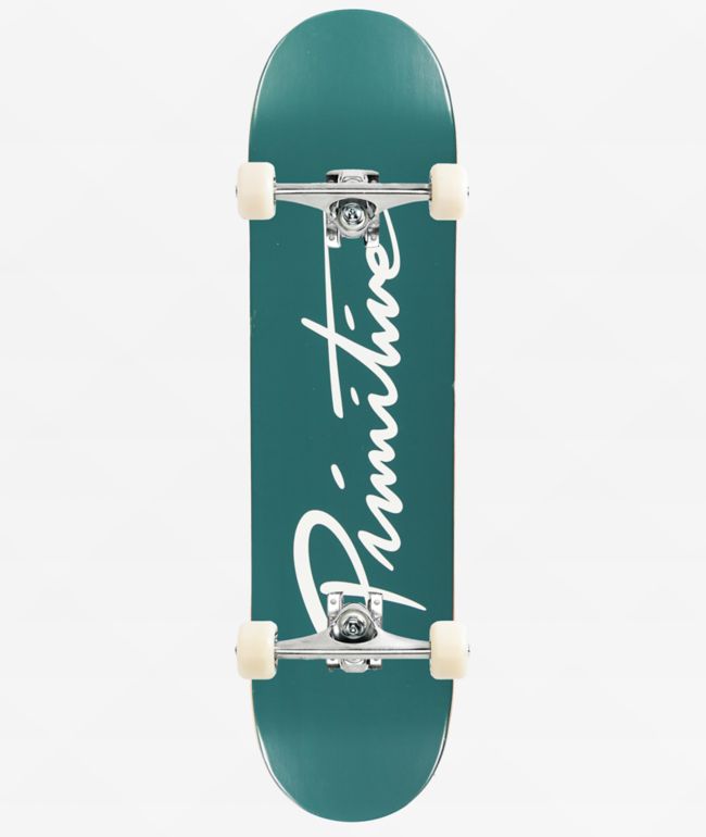 Primitive Nuevo Script 8.0" Assembled Skateboard Complete - Primitive