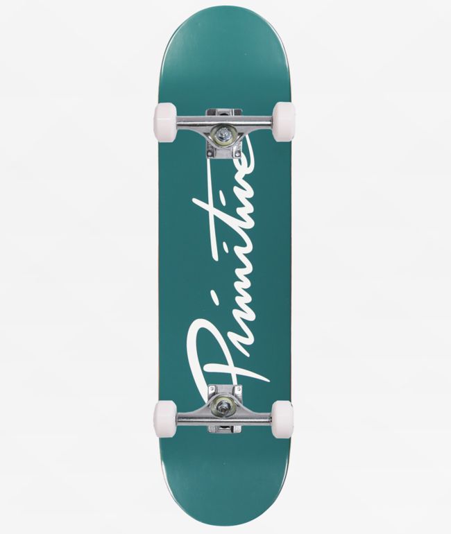 Primitive Nuevo Script 7.75" Assembled Skateboard Complete - Primitive