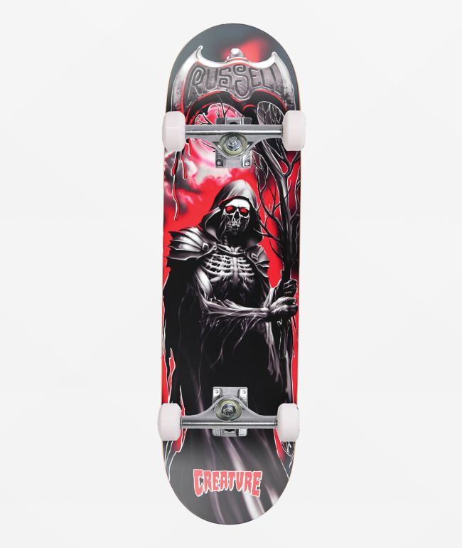 Creature Russell Metal XX 8.6" Assembled Skateboard Complete - Creature