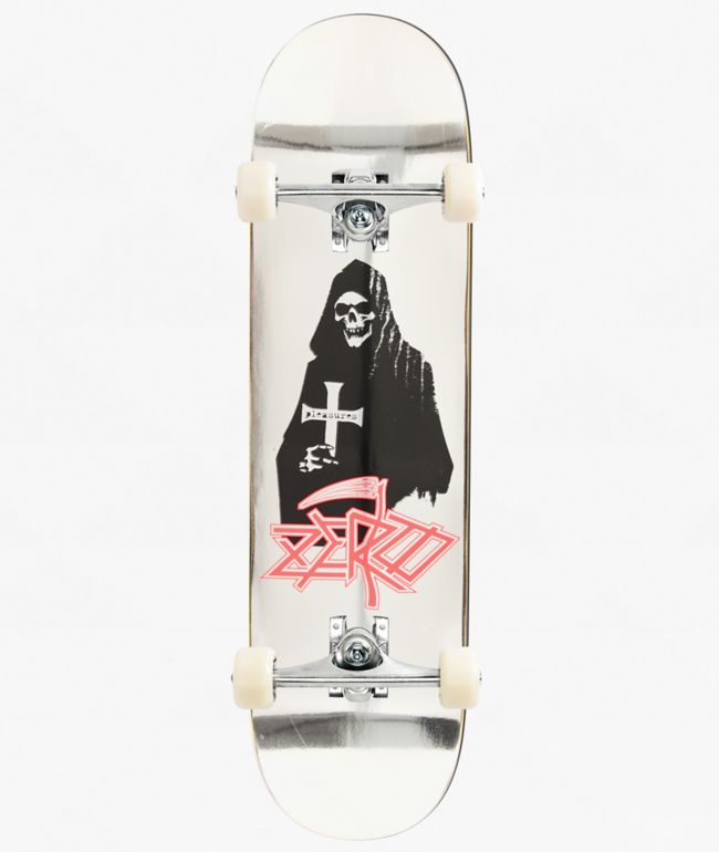 Zero x Pleasures Death 8.5" Assembled Skateboard Complete - Zero