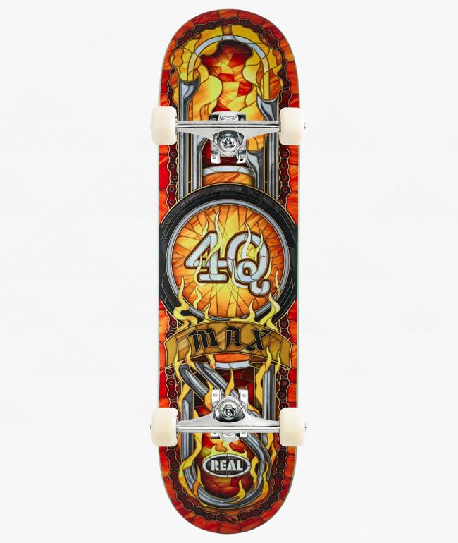 Real Schaff 4Q Cathedral 8.5" Assembled Skateboard Complete - Real Skateboards