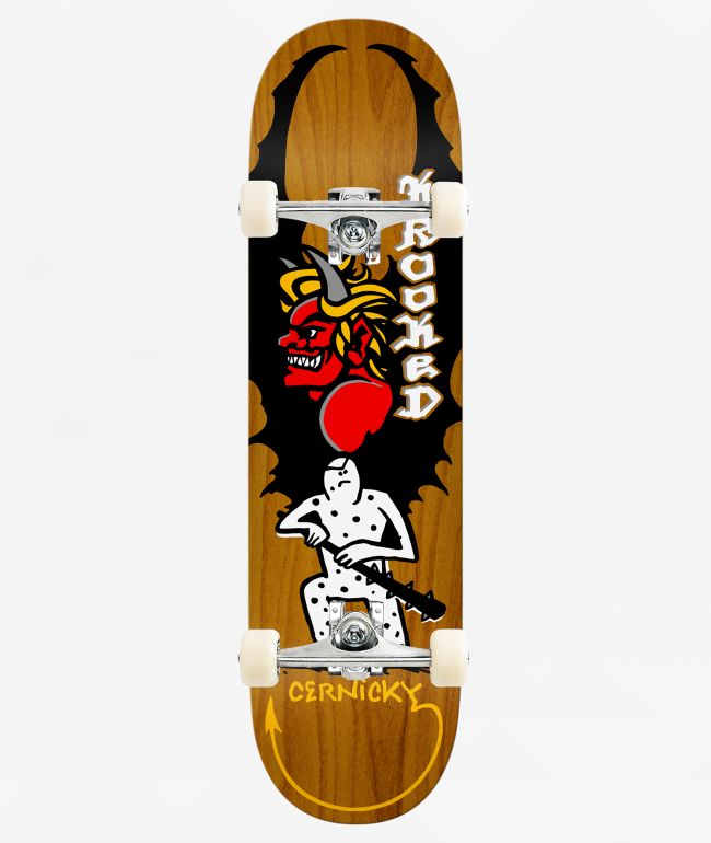 Krooked Cernicky Deviled 8.5" Assembled Skateboard Complete - Krooked Skateboards