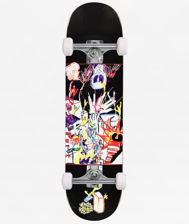 Passport Goes Around 8.25" Assembled Skateboard Complete - Passport