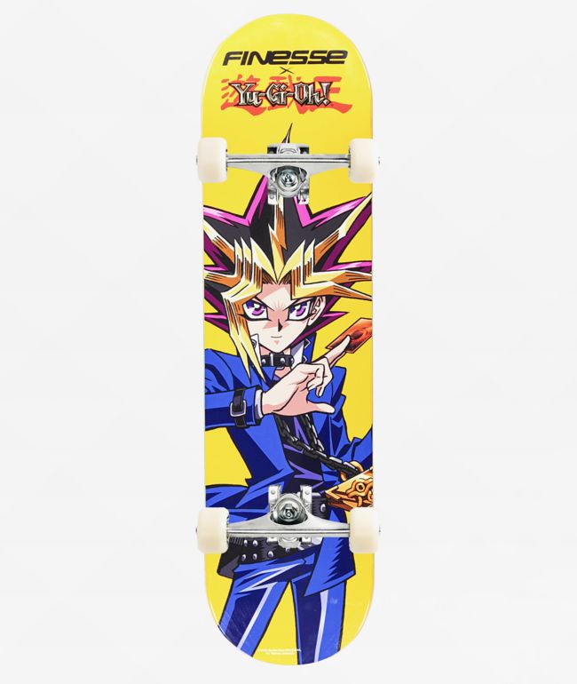 Finesse x Yu-Gi-Oh! Yami-Yugi 8.25" Assembled Skateboard Complete - Finesse Skateboards