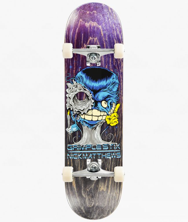 Anti-Hero Grimple Stix Matthews Grimplenator 8.5" Assembled Skateboard Complete - Anti-Hero Skateboards