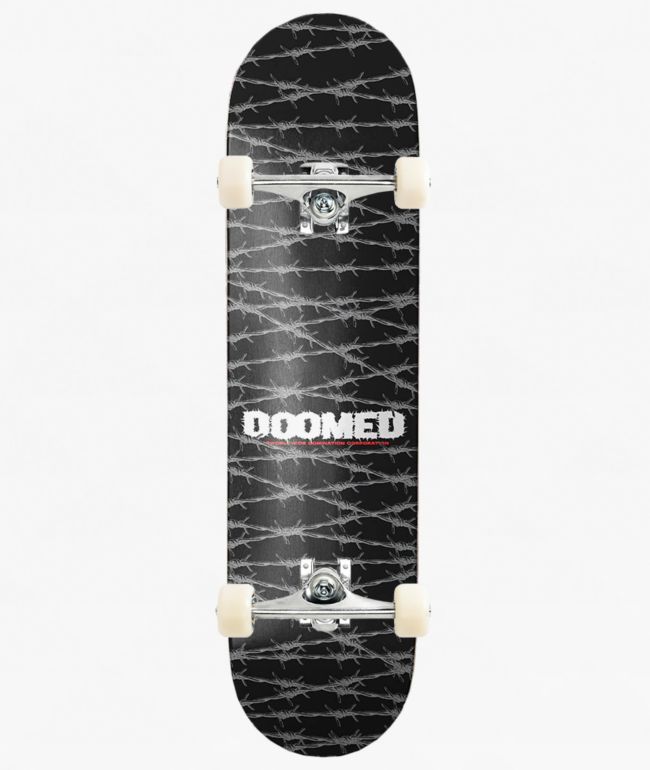 DOOMED Warzone 8.25" Assembled Skateboard Complete - Doomed Worldwide