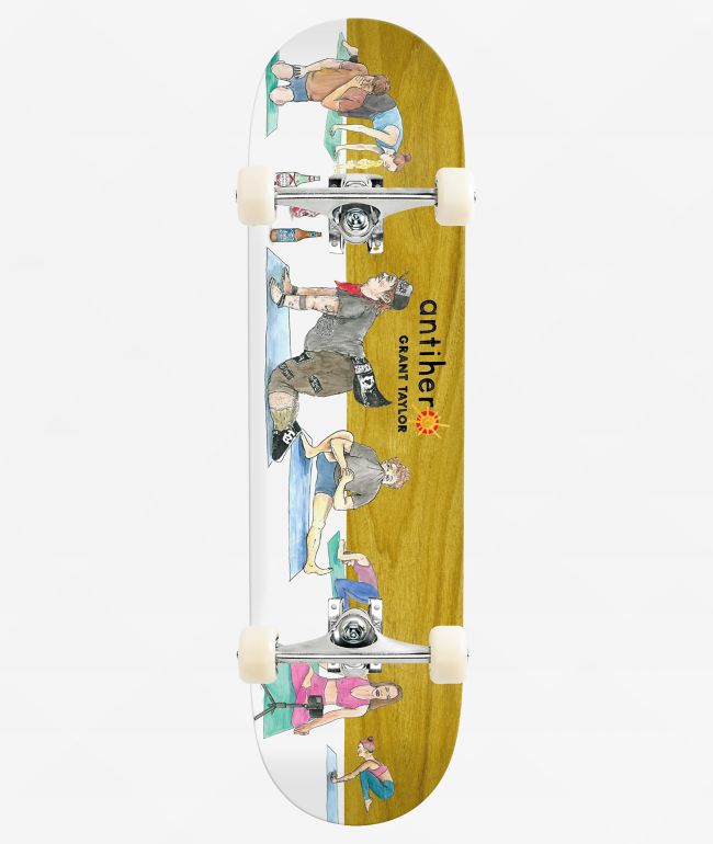 Anti-Hero Grant I Farted In Yoga 8.5" Assembled Skateboard Complete - Anti-Hero Skateboards
