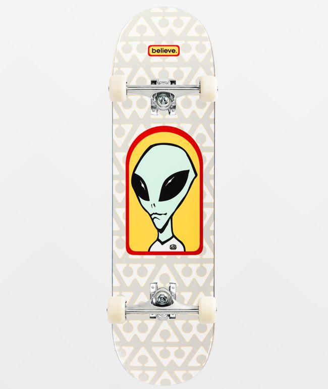 Alien Workshop Believe Pattern 8.625" Assembled Skateboard Complete - Alien Workshop