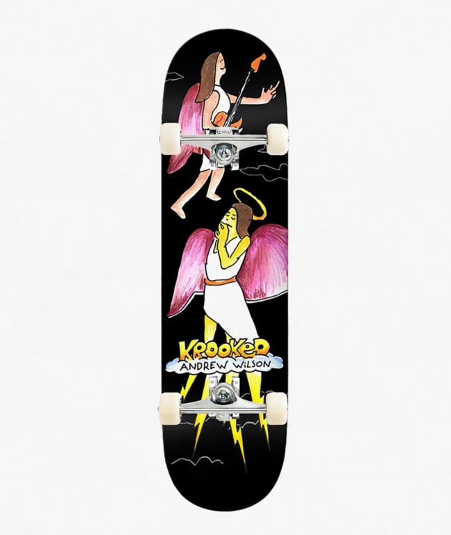 Krooked Wilson Angel 8.25" Assembled Skateboard Complete - Krooked Skateboards