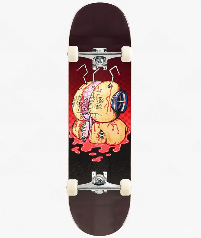 Toy Machine Collins Split 8.5" Assembled Skateboard Complete - Toy Machine
