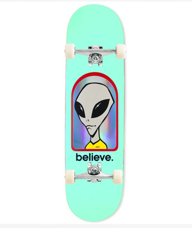 Alien Workshop Believe Reality PLEXI LAM 8.25" Assembled Skateboard Complete - Alien Workshop