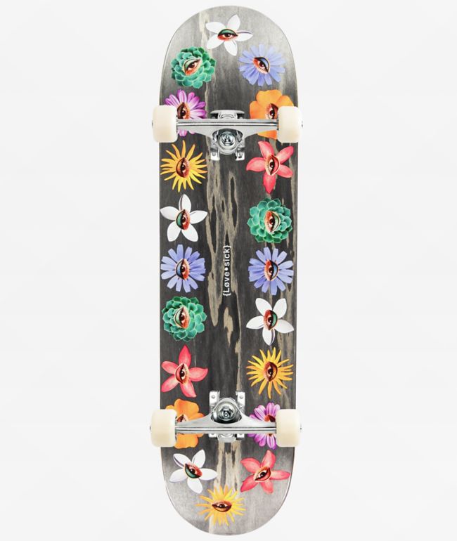 Lovesick Orange Sunshine 8.0" Assembled Skateboard Complete - Lovesick