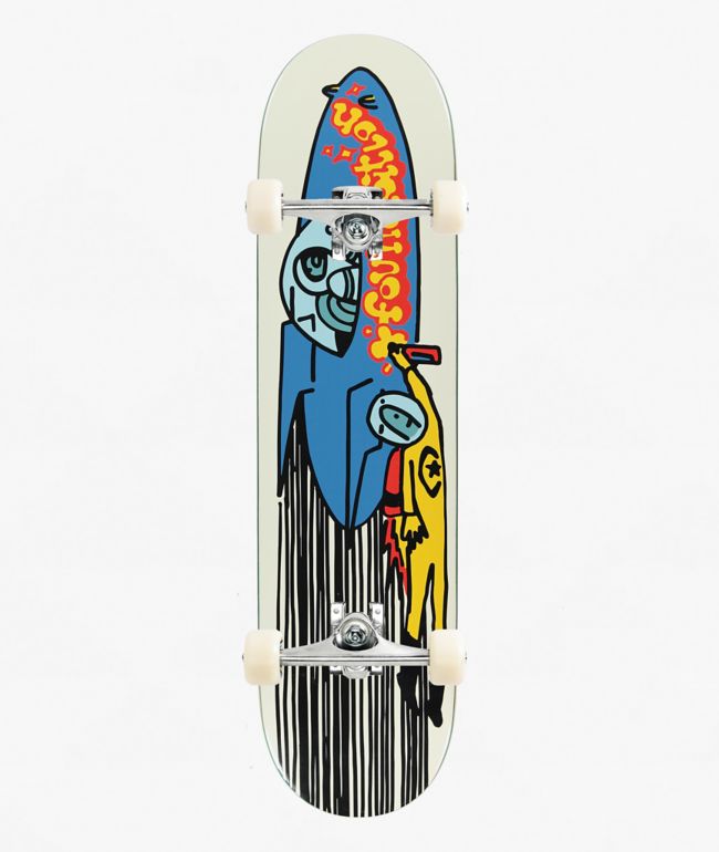 Foundation Spaceship 8.0" Assembled Skateboard Complete - Foundation Skateboards