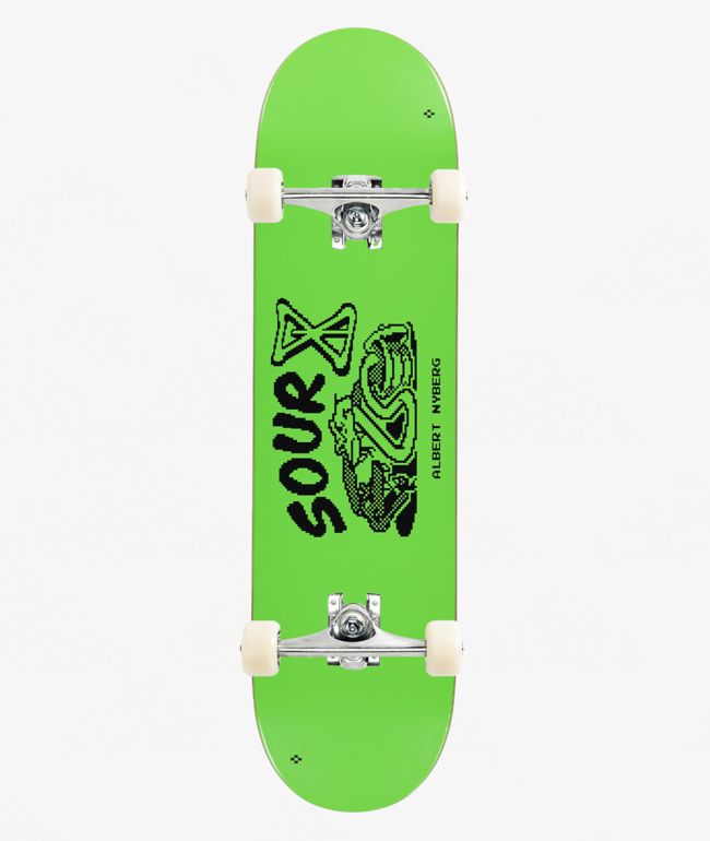 Sour Nyberg Snake 8.125" Assembled Skateboard Complete - Sour Solution