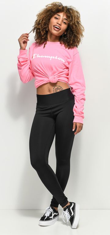 champion pink leggings