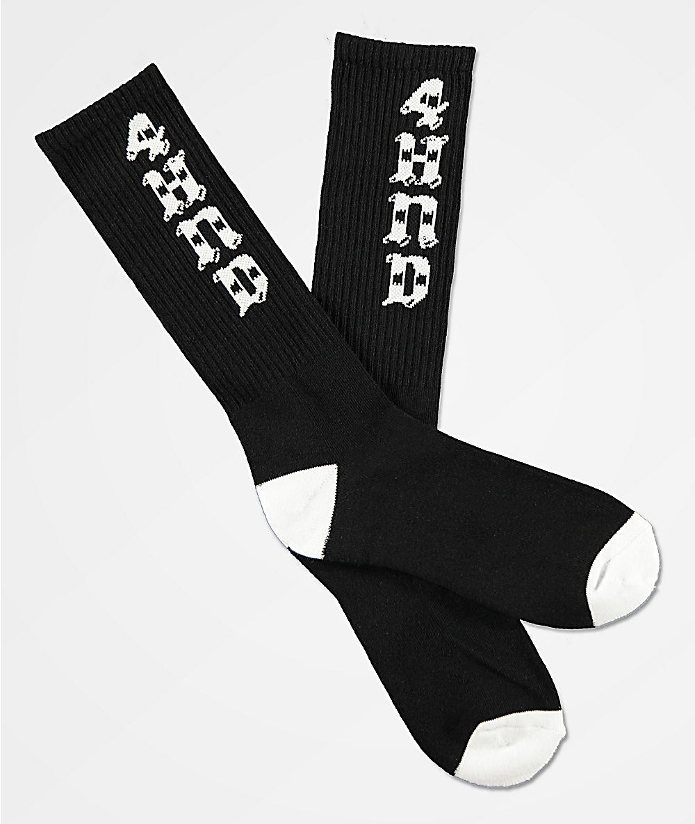 black padded socks