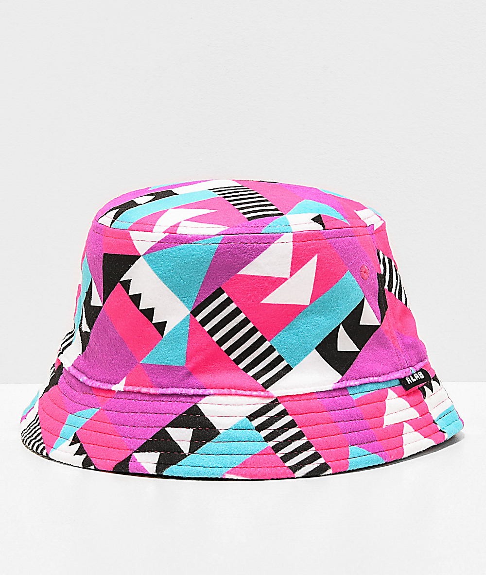 colorful bucket hats
