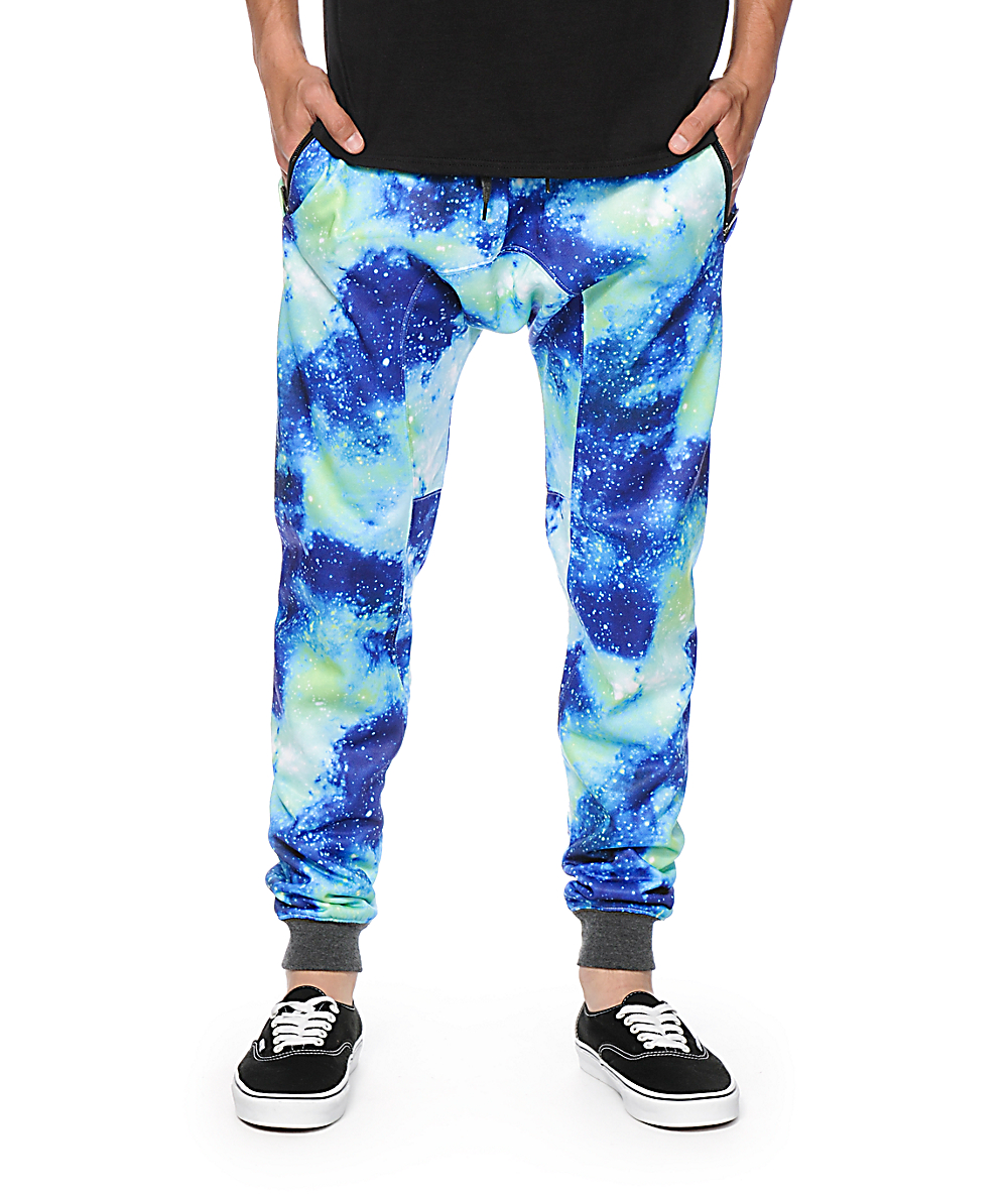 A-Lab Picasso Galaxy Sublimated Jogger Pants | Zumiez