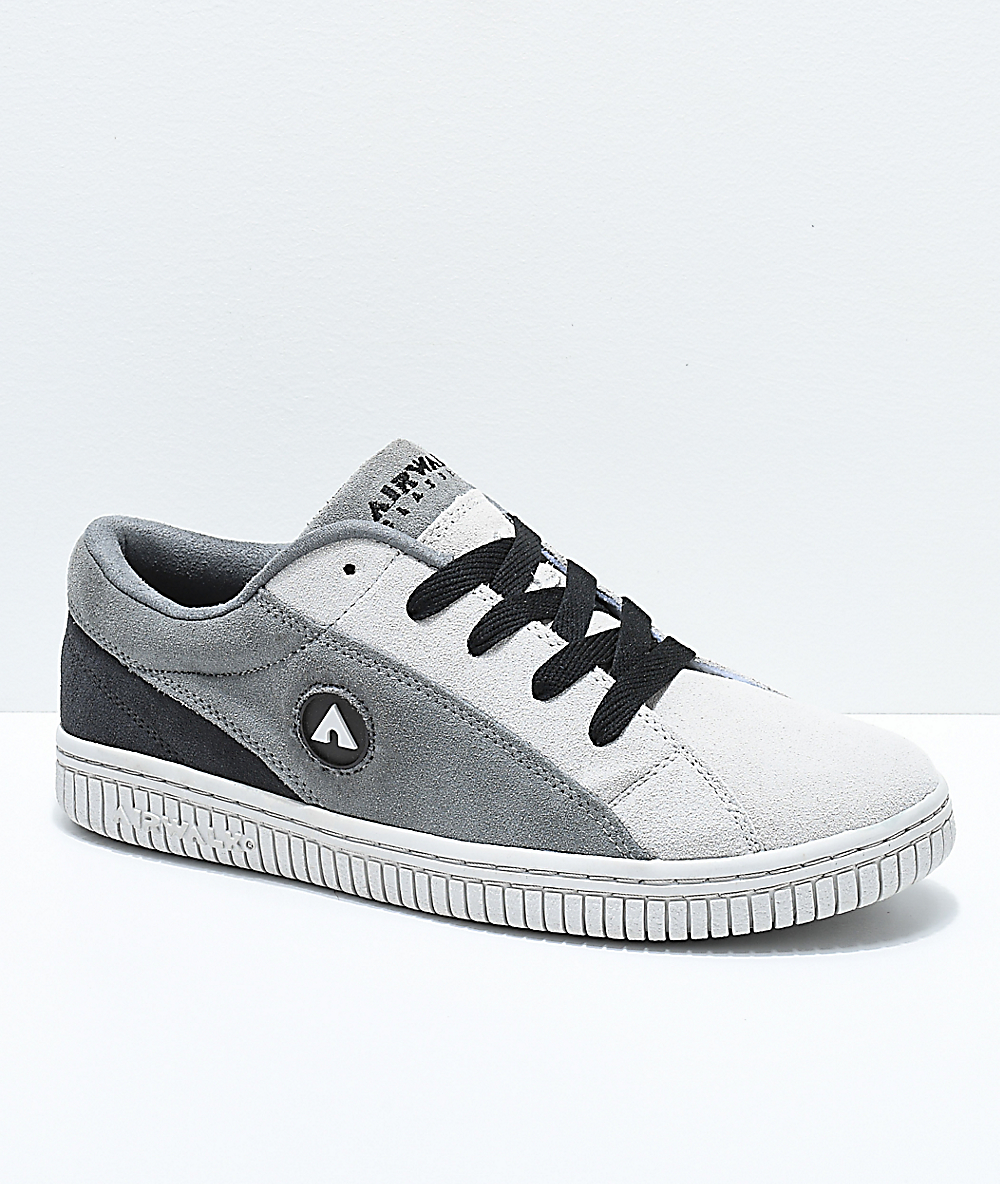 Airwalk One Charcoal & Grey Skate Shoes Airwalk One Charcoal & Grey Skate Shoes
