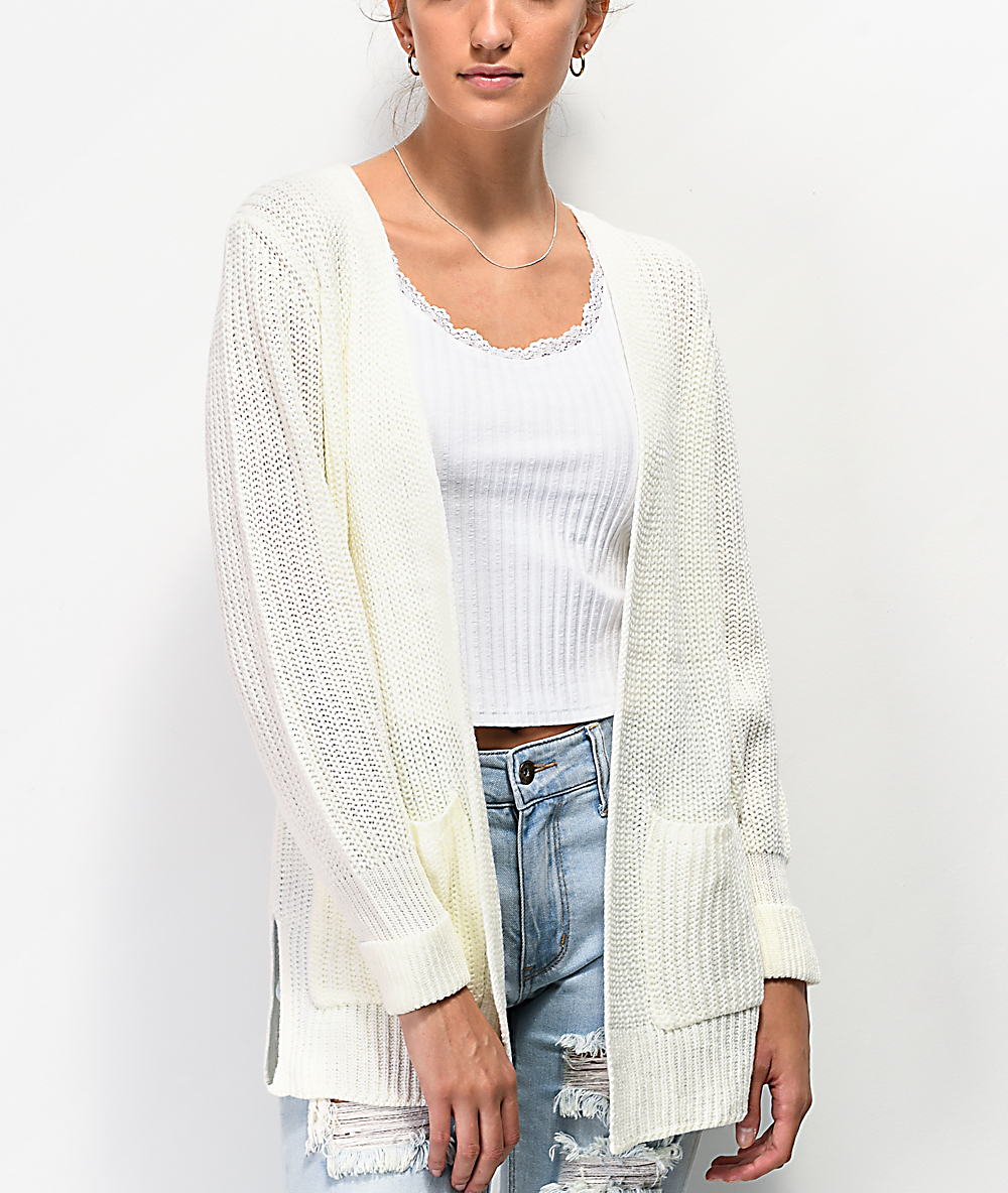 ivory cardigan outfit