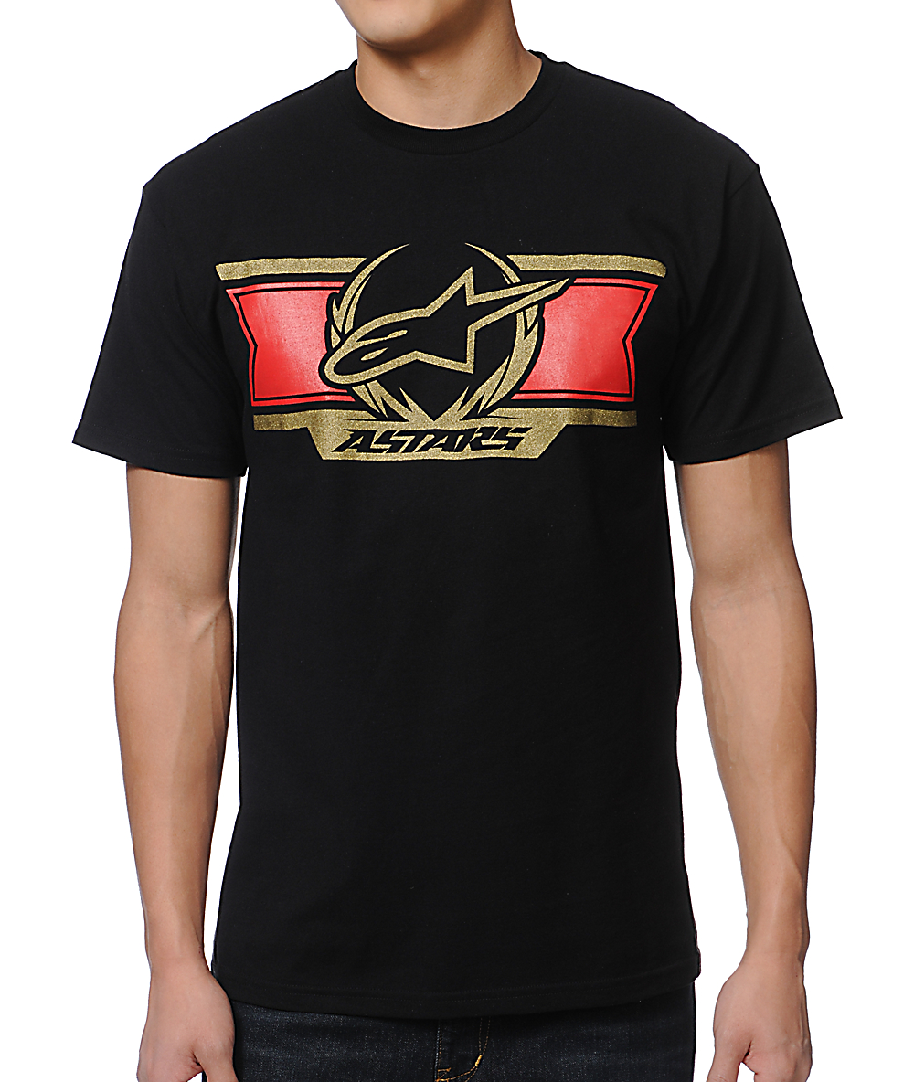 Black//Red Alpinestars Always T-Shirt