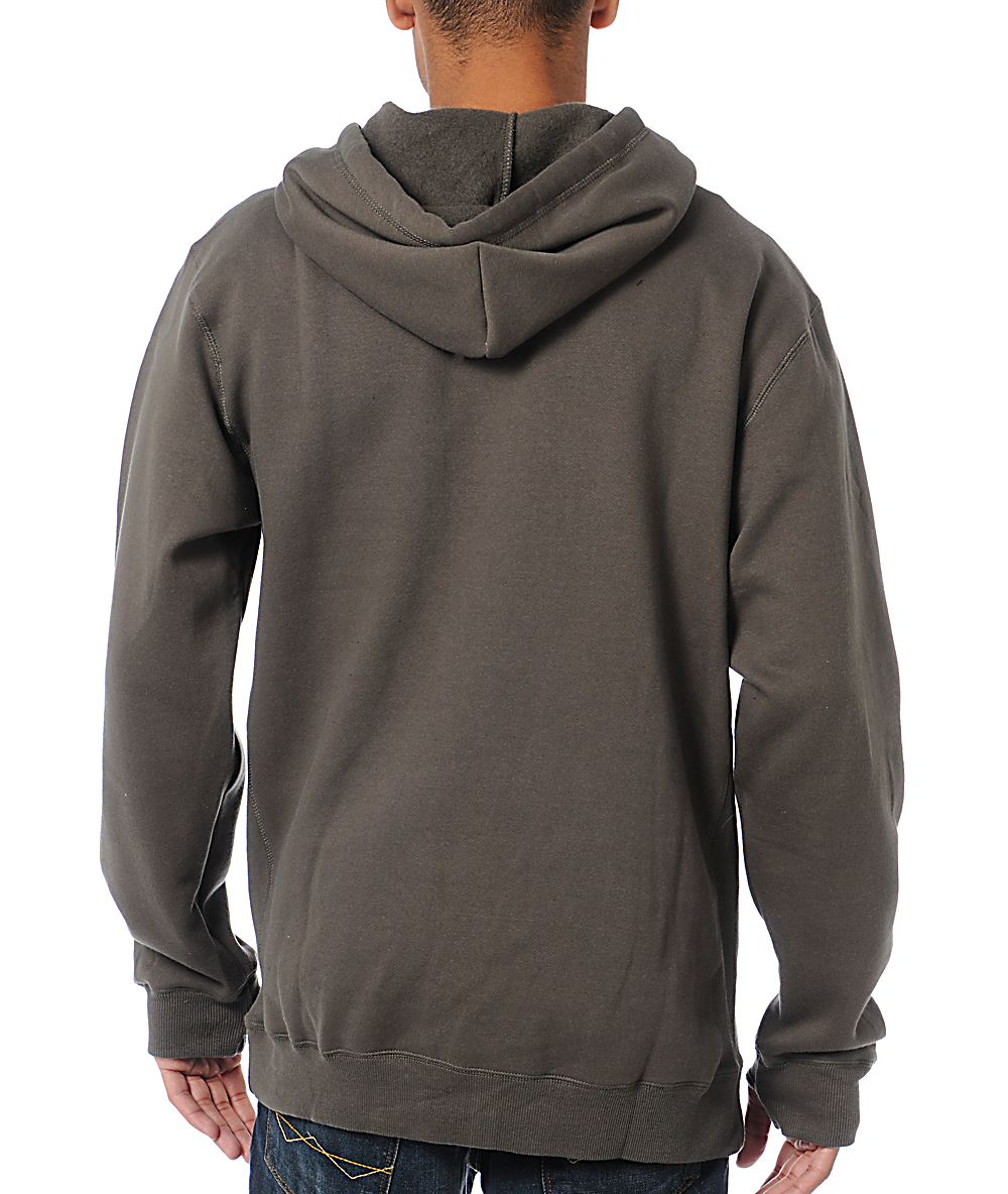 Analog Crux ATF Army Green & Black Pullover Hoodie | Zumiez