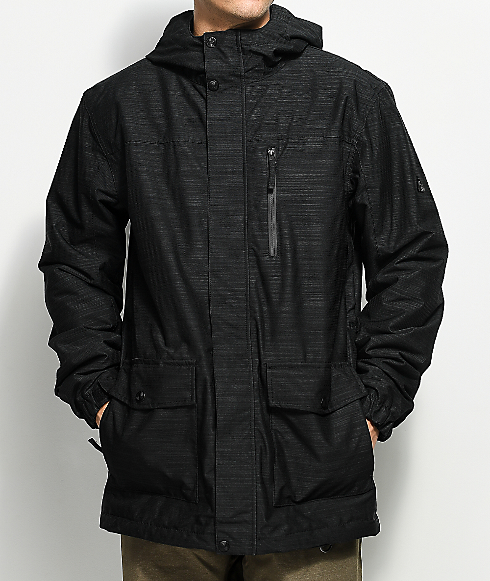 Aperture Secret Chute Black 10K Snowboard Jacket | Zumiez.ca