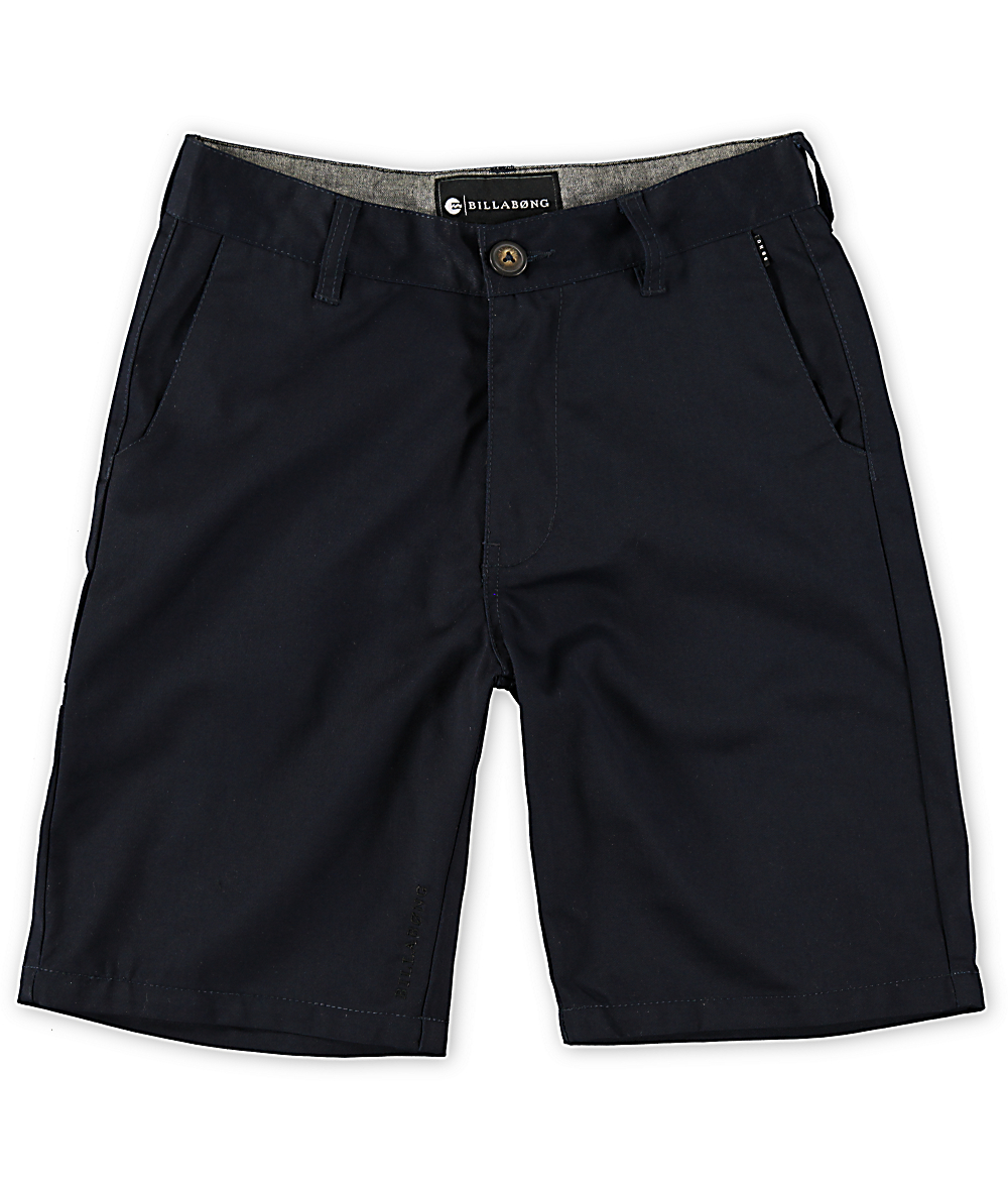 Billabong Boys Carter Navy Blue Chino Shorts | Zumiez