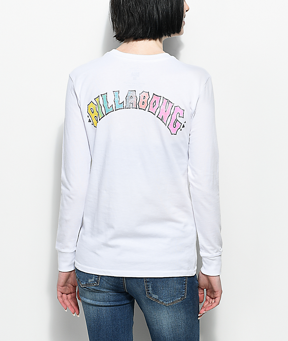 camiseta billabong blanca