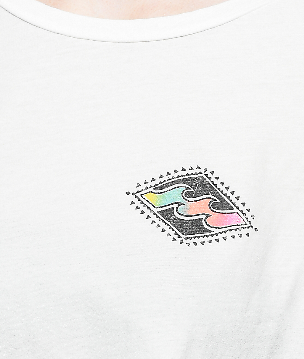 camiseta billabong blanca
