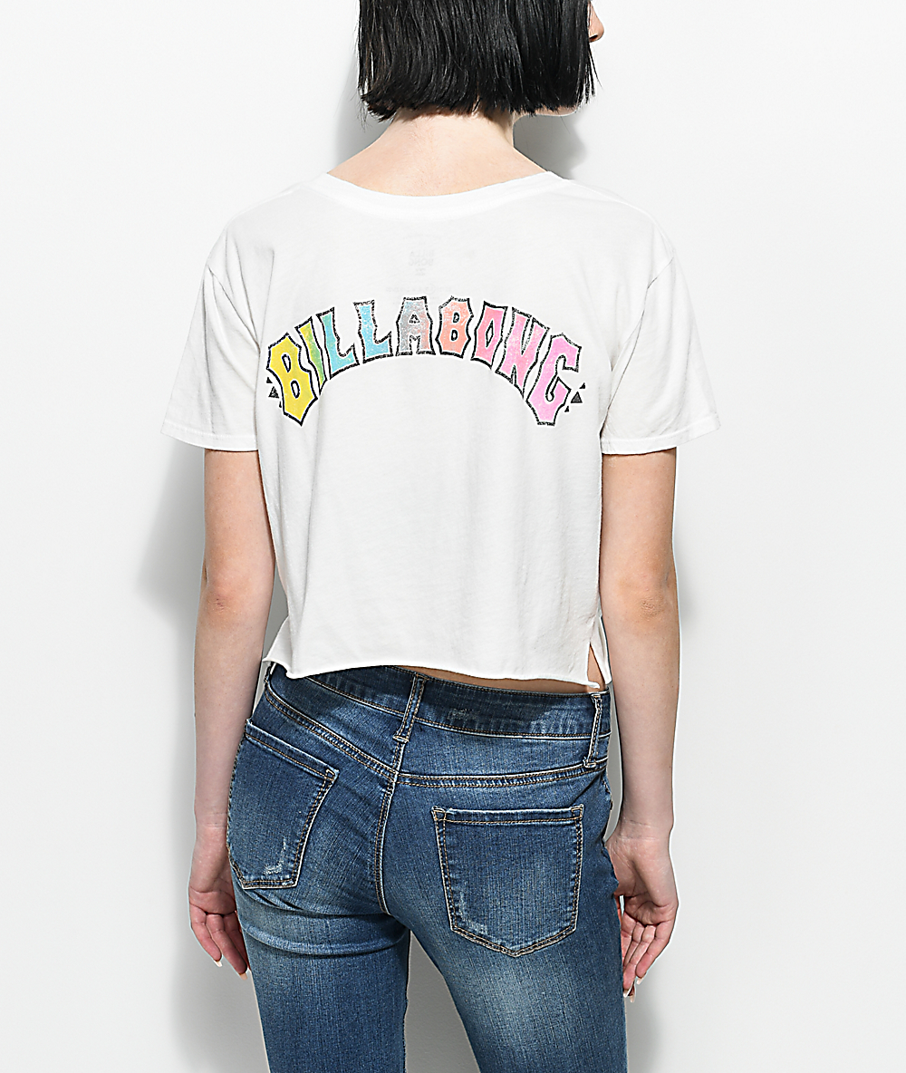 camiseta billabong blanca