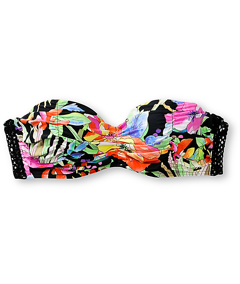 Billabong Tropical Bustier Bandeau Bikini Top | Zumiez