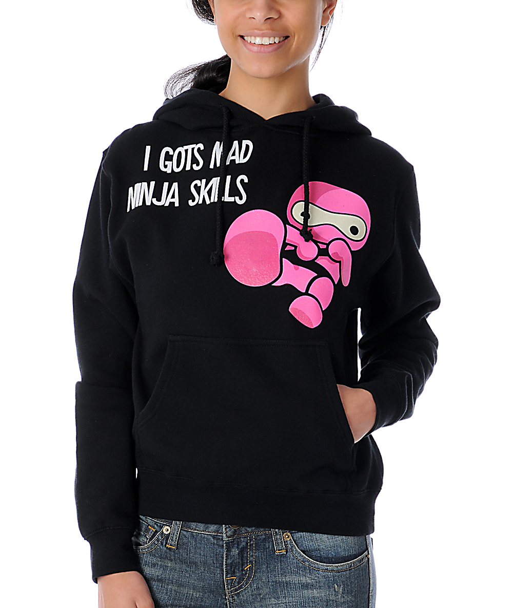 pink ninja hoodie