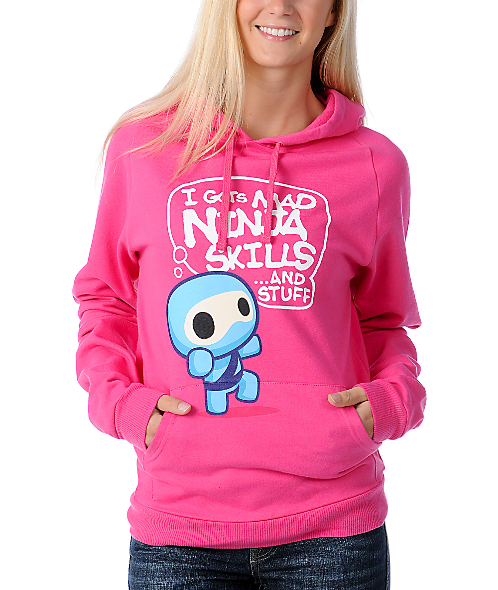 pink ninja hoodie