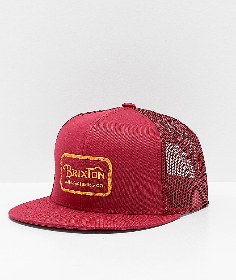 pink brixton hat