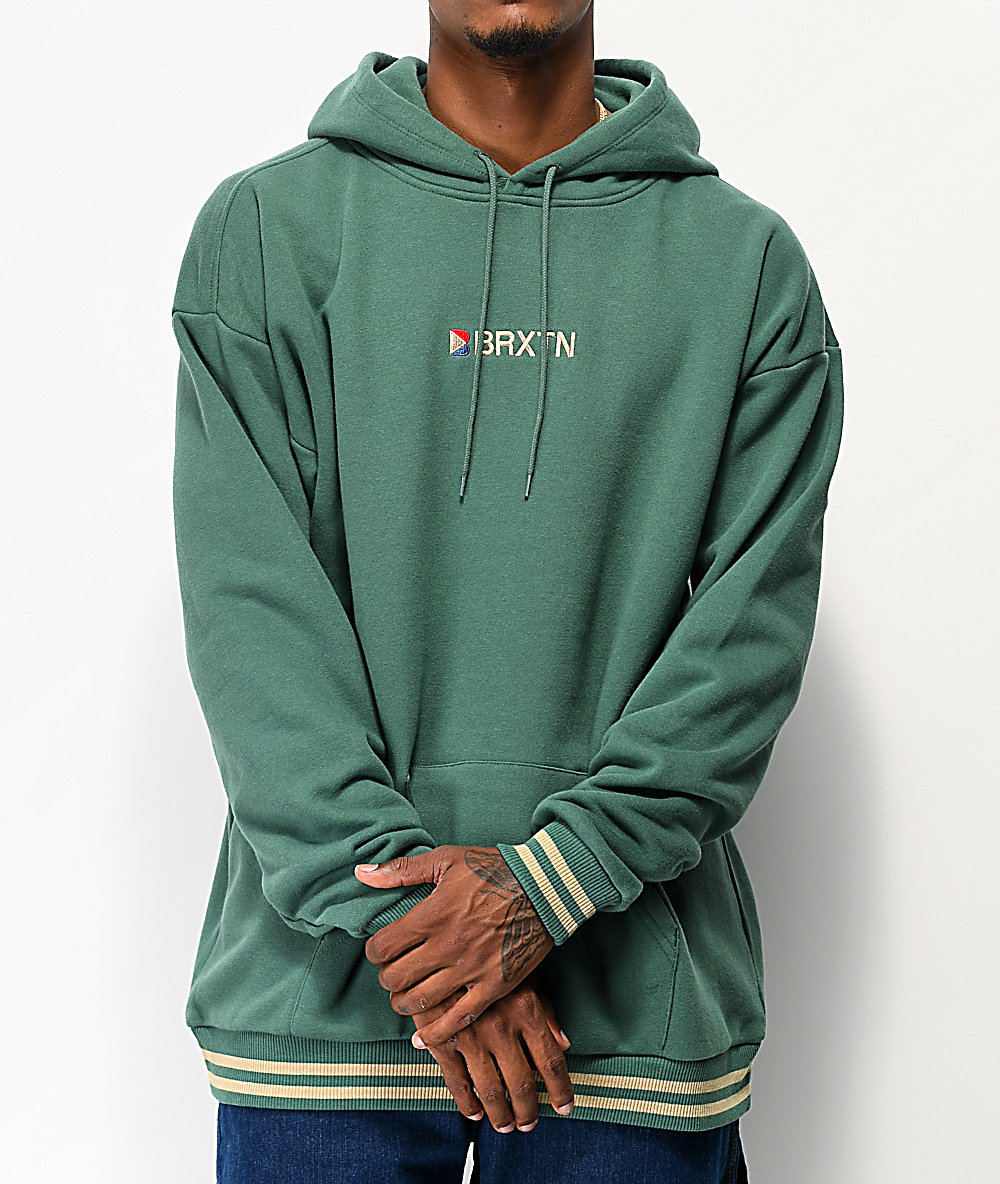 khaki green hoodie