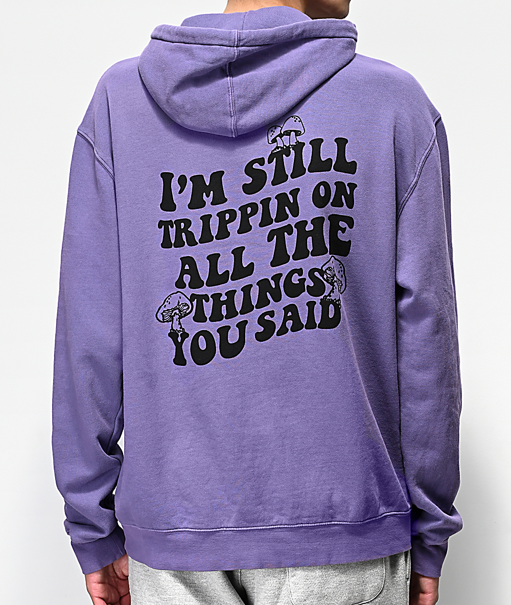 zumiez purple hoodie