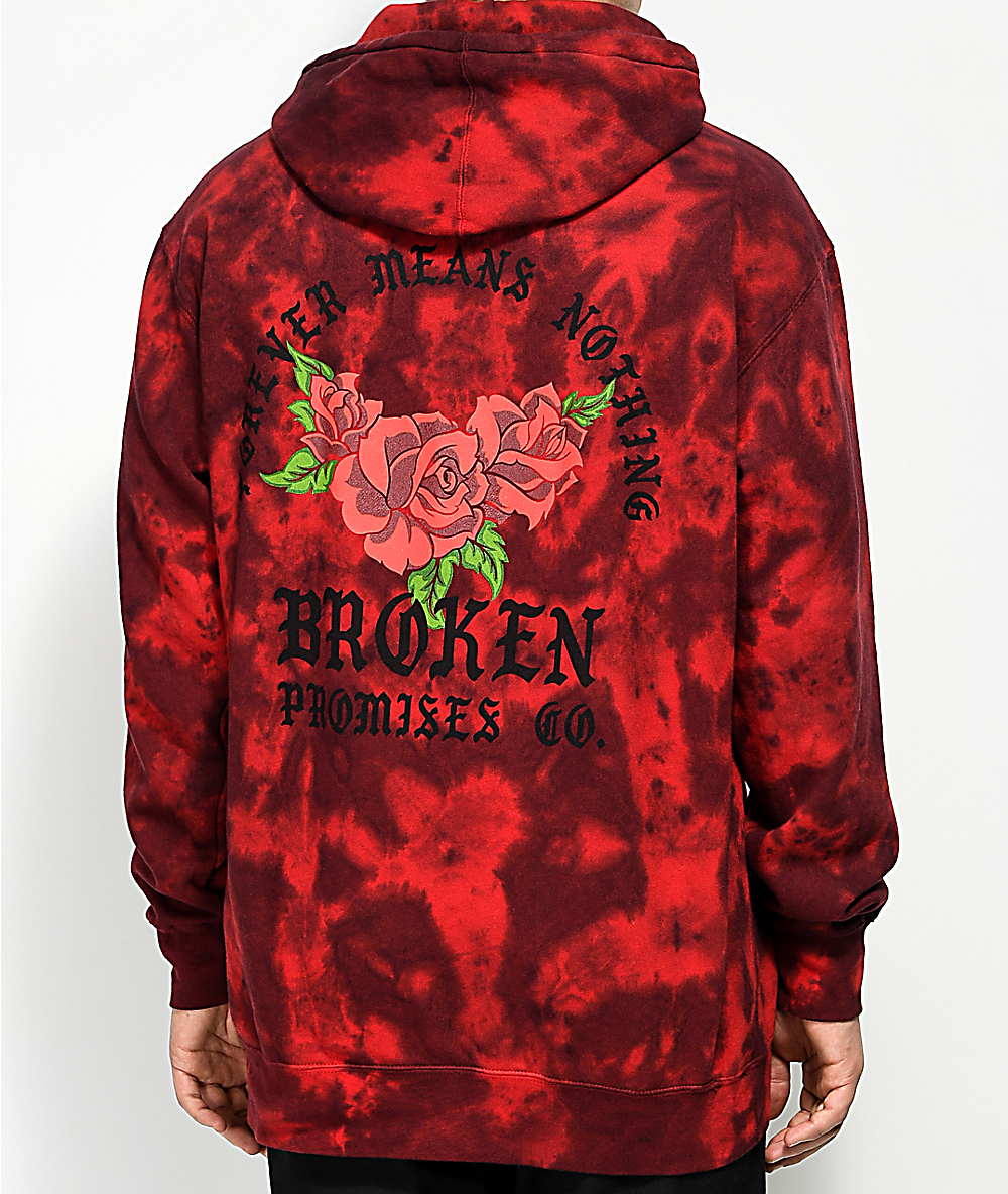 zumiez red hoodie