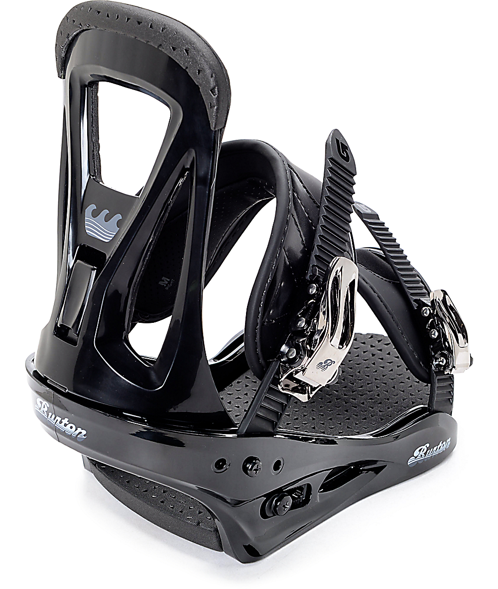 Burton Freestyle Black Snowboard Bindings Zumiez