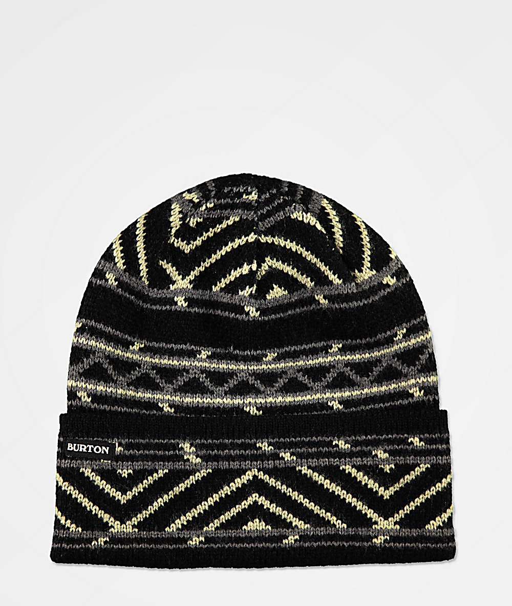 burton black beanie